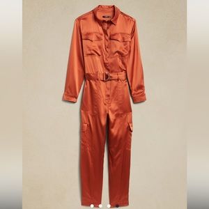 Silk Aviator Jumpsuit